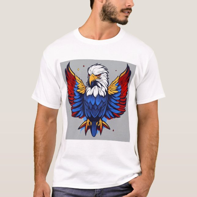 Flying Eagle in the Sky T-Shirt (Devant)