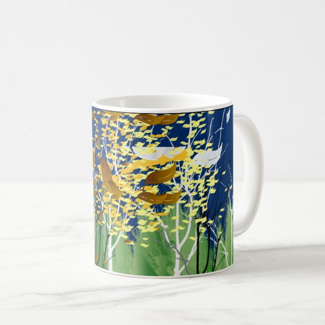 Flying Feuille Mug (Devant droit)