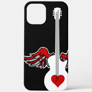 Flying Heart Guitar Coque-Mate coque iphone