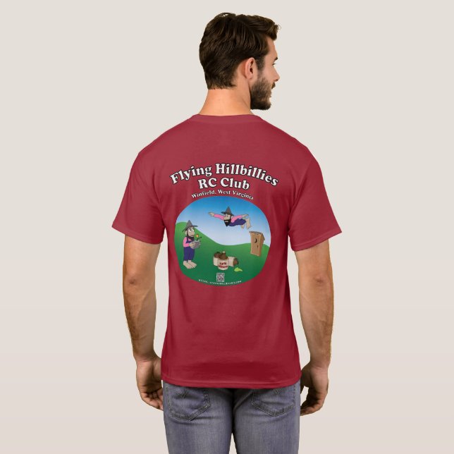Flying Hillbillies Men's Short Sleeve T-Shirt  (Dos entier)
