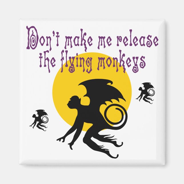 Flying Monkeys Magnet (Devant)
