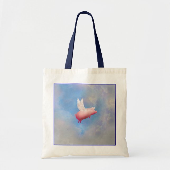 Flying Pig Tote Bag (Devant)