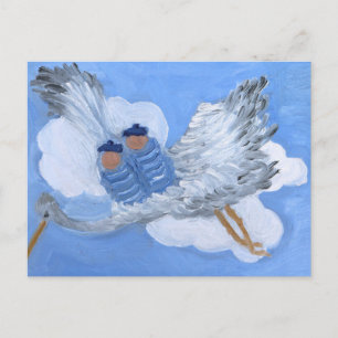 Flying Twin Boy Baby : Susan Payne-Trutna Carte Po