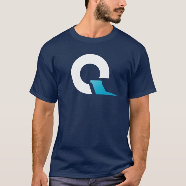 FlyJSim - T-shirt de bleu de Q4XP (Devant)