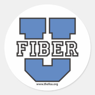 FOA - Fiber U gros autocollants