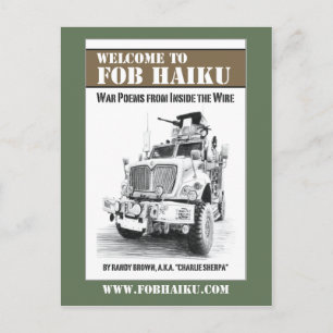 FOB Haiku livre couverture carte postale