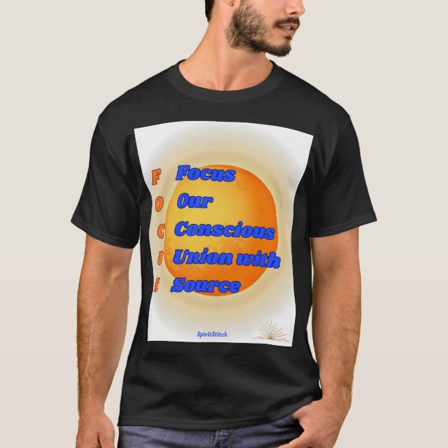 FOCUS Acronyme de T-shirt Homme Inspirationnel (Devant)