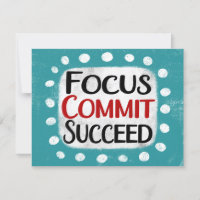 Focus Commit Cartes de Voeux Réussi