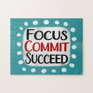 Focus Commit Succès Jigsaw Puzzle