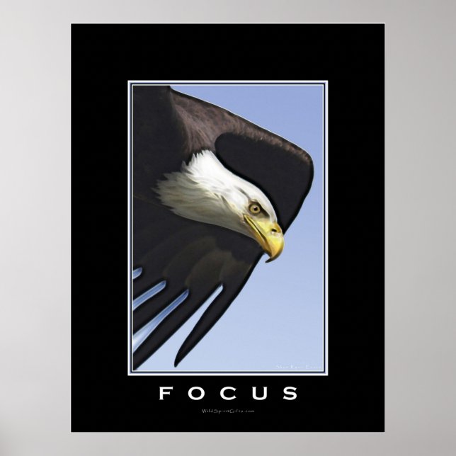 FOCUS ÉNORME Poster d'art motivationnel (Devant)