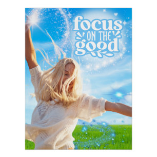 Focus sur la bonne affiche inspirationnelle