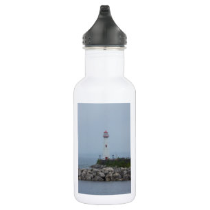 Foggy at Wawatam Bouteille d'eau en acier inoxydab