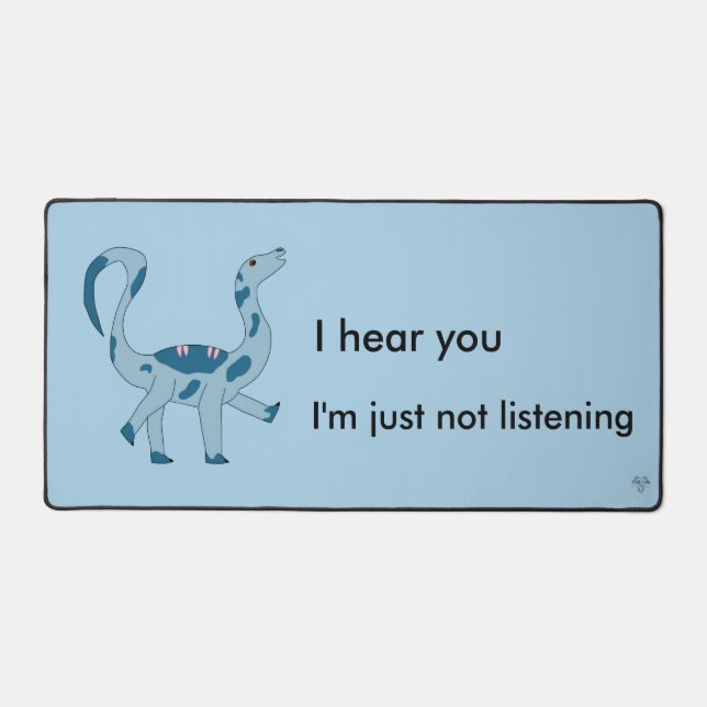 Foghorn Dino I Hear You Funny Meme Desk Mat (Recto)