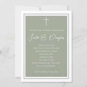 Foi Baptême Invitation