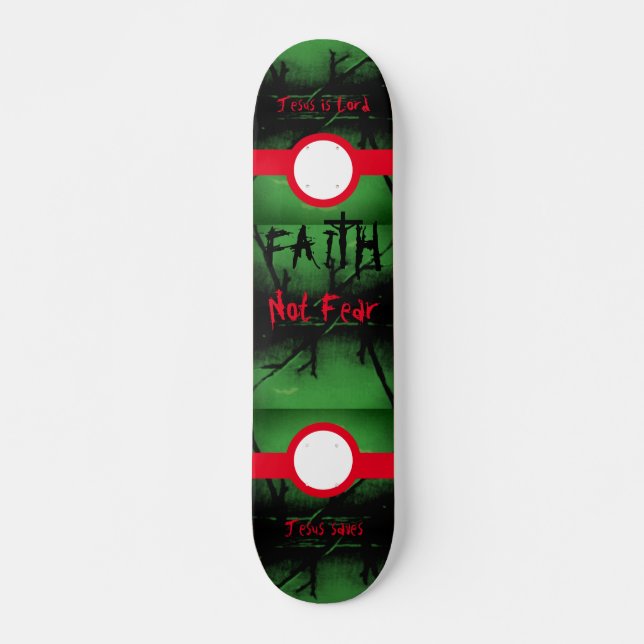 Foi chrétienne Jésus Skateboard (Devant)