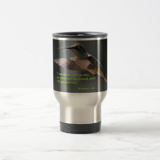 Foi de repos de colibri de tasse de voyage………