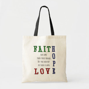 Foi, espoir, sac fourre-tout à amour