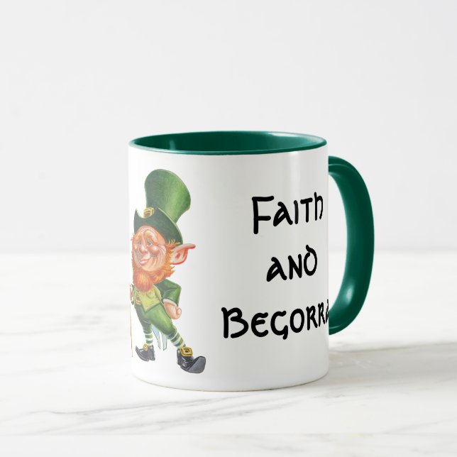 FOI ET BEGORRA, ST. PATRICKS mug (Devant droit)