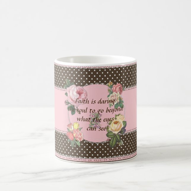 Foi Florale Polka Dot Mug (Centre)