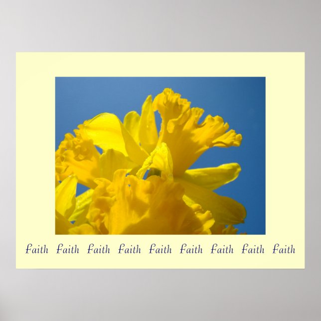 Foi Foi Foi impressions d'art Daffodils de printem (Devant)