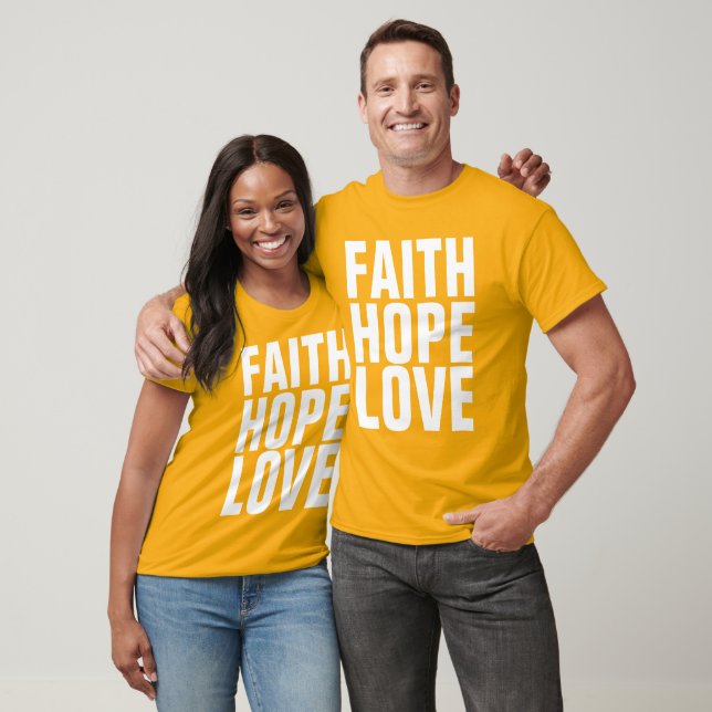 FOI HOPE LOVE T-shirts chrétiens (Unisexe)