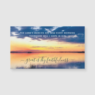 Foi Inspirer Sunset Photography Magnet