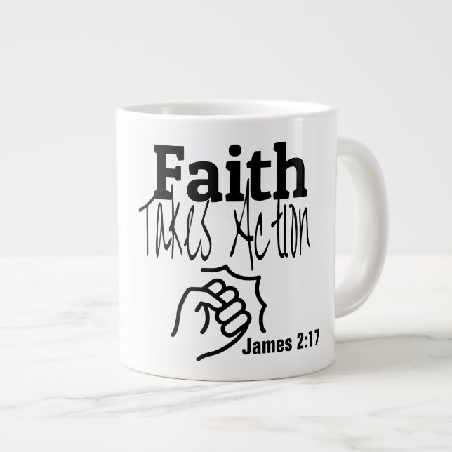 Foi - Jumbo Mug (Devant droit)