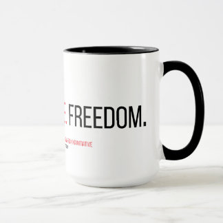 Foi. Justice. Liberté. 15 onces. Tasse