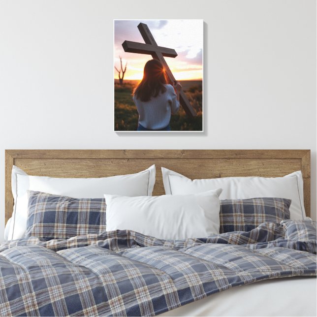 Foi - Toile Premium enroulée (Brillant) (Insitu(Chambre))