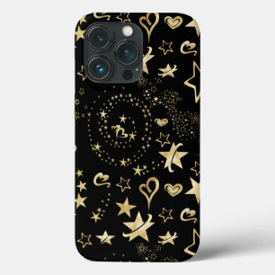 Foil Gold Stars Coque-Mate coque iphone