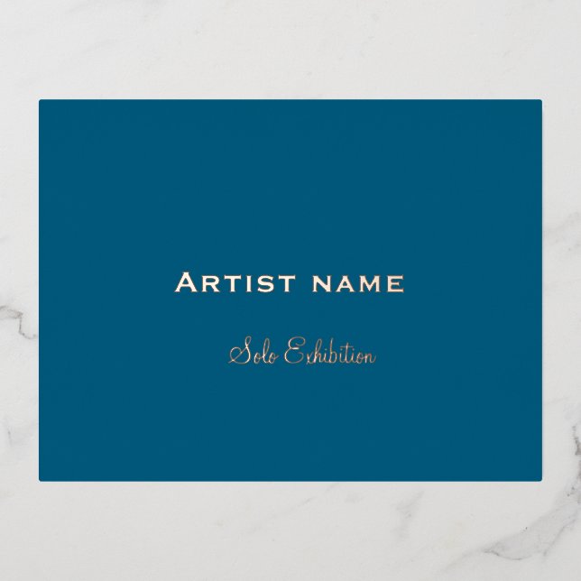 Foil Invitation Postcard (Recto)