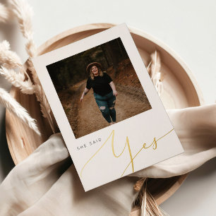 FOIL Moderne minimaliste invitation à la douche nu