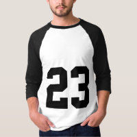 Folâtre le T-shirt | du numéro 23 de jersey