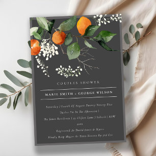 Foliage Orange foncé Couples Couples Invitation do