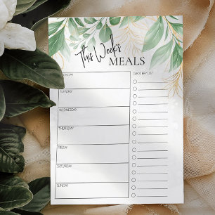 Foliage Script minimal Texte Planificateur de repa