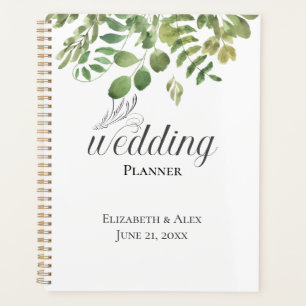 Foliage simple, Carnet Wedding planner