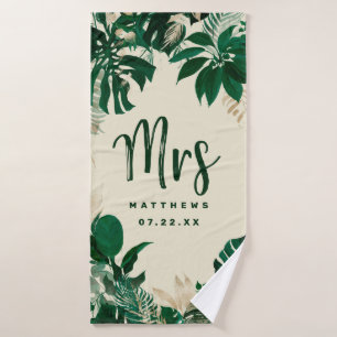 Foliage Tropical Mariage de verdure tendance Mme