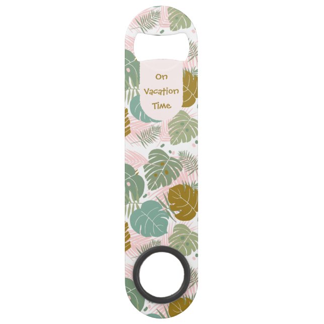 Foliage Tropical - Motif Monstère Et Feuille De Pa (Devant)