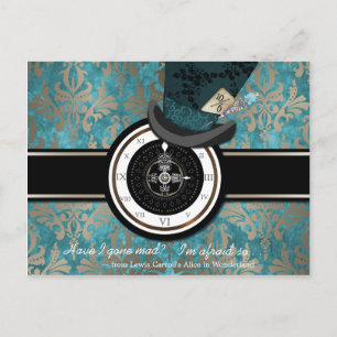 Folie à Chapeaux Carte de sauvegarde de date