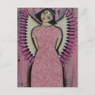 FOLK ART Angel Mist PAR LORI EVERETT carte postale