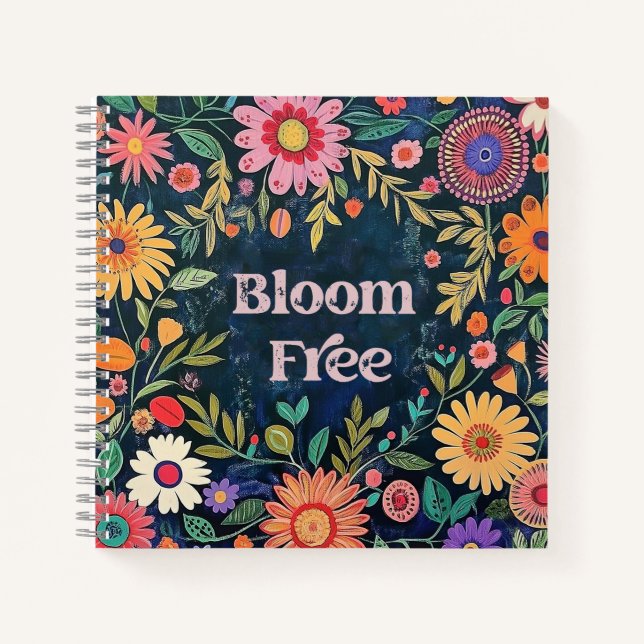 Folk Art Floral Journal - Bloom Free - Cadeau (Devant)