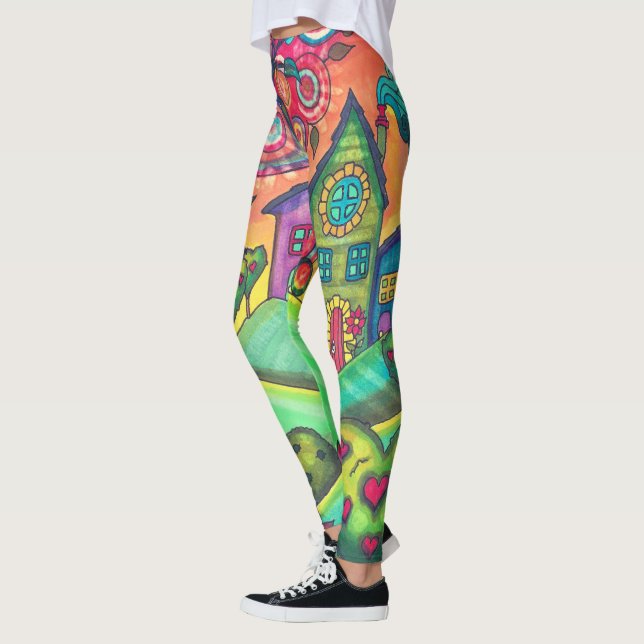 Folk Art Leggings (Gauche)