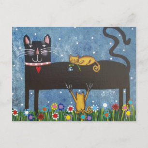 FOLK ART Mama's Twins BY LORI EVERETT carte postal