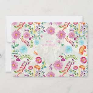 Folk Flowers Mother of Bride