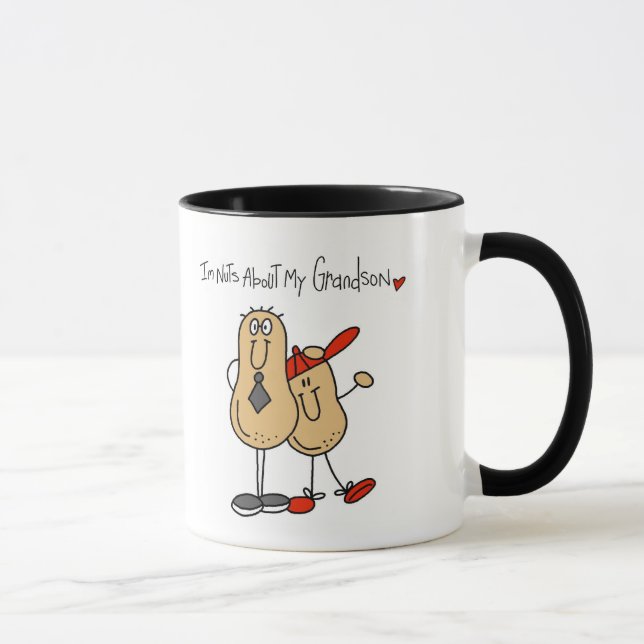 Folle de mon petit-fils Mug (Droite)