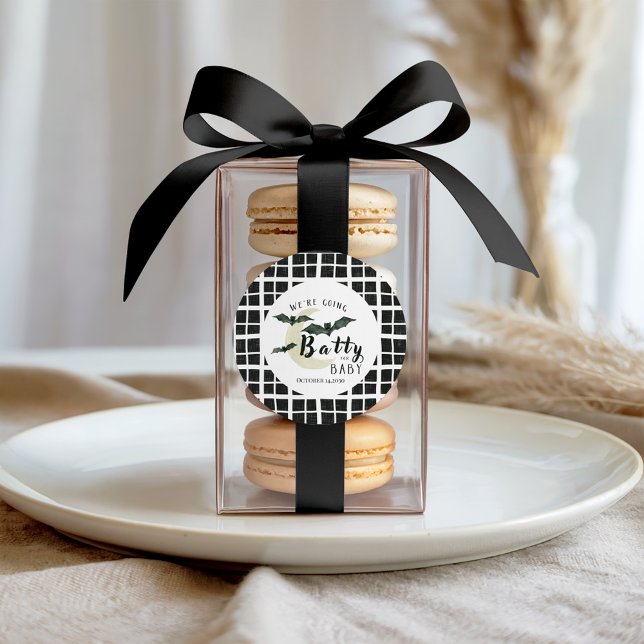 Folle pour Bébé Autocollant Bébé Plaid et Lune Bab (Créateur téléchargé)