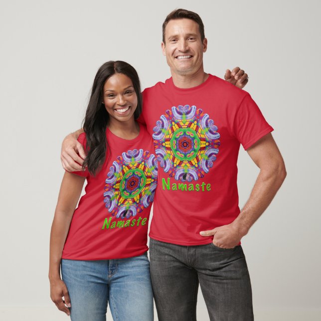 Folly Namaste Kaleidoscope T-shirt (Unisexe)