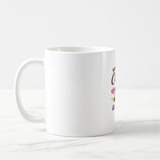 Fonctionne au Café & Chaos — Design de Tasse à Caf (Gauche)
