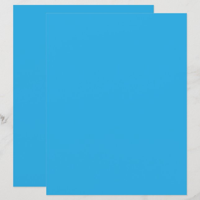 fond bleu avec chat noir et blanc sur (Devant / Derrière)