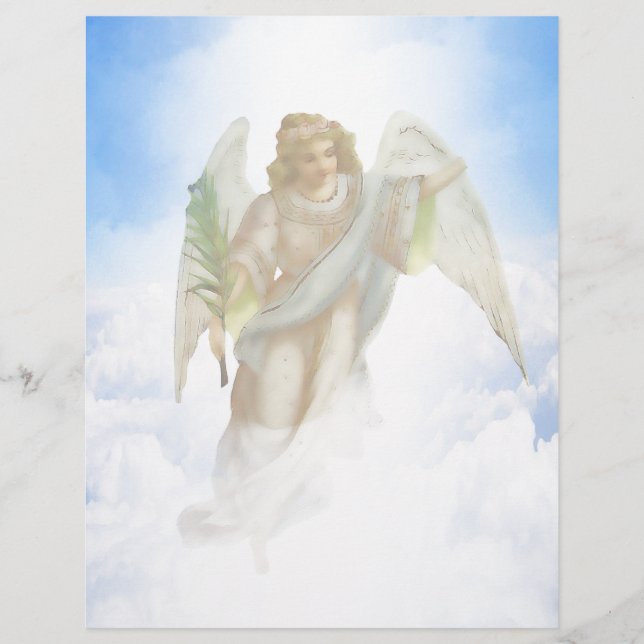 Fond d'ange de nuage (Devant)